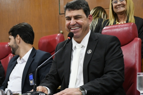 Vereador Dinho, presidente da CMJP