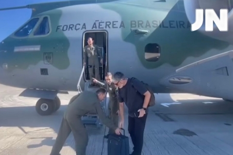 Bonner, da Globo Lixo, está no Rio Grande do Sul