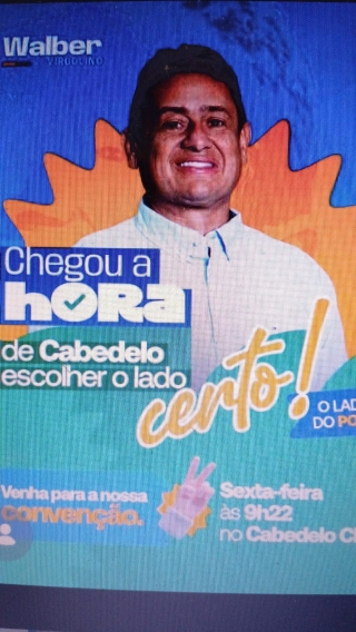 Walber deve ter nome homologado amanhã