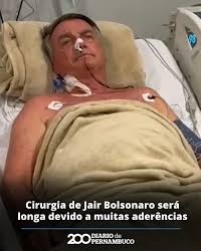 Bolsonaro ainda sofre consequências da facada da esquerda