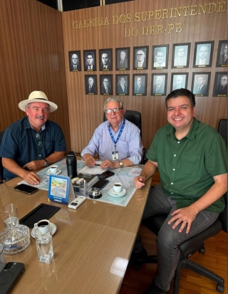 Diego e Robério foram ao DER