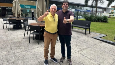 Marcos Marinho e o depurado Eduardo Carneiro