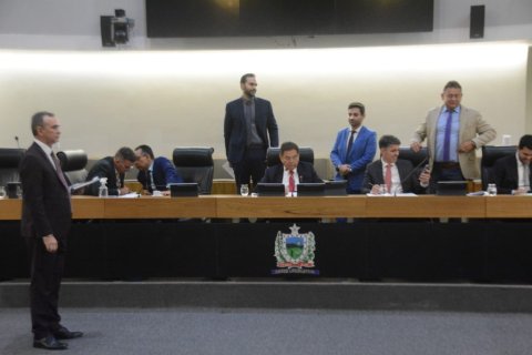 Adriano Galdino fez a homenagem a Ricardo Porto