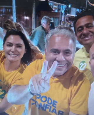 Michelle reforçou a campanha de Marcelo Queiroga